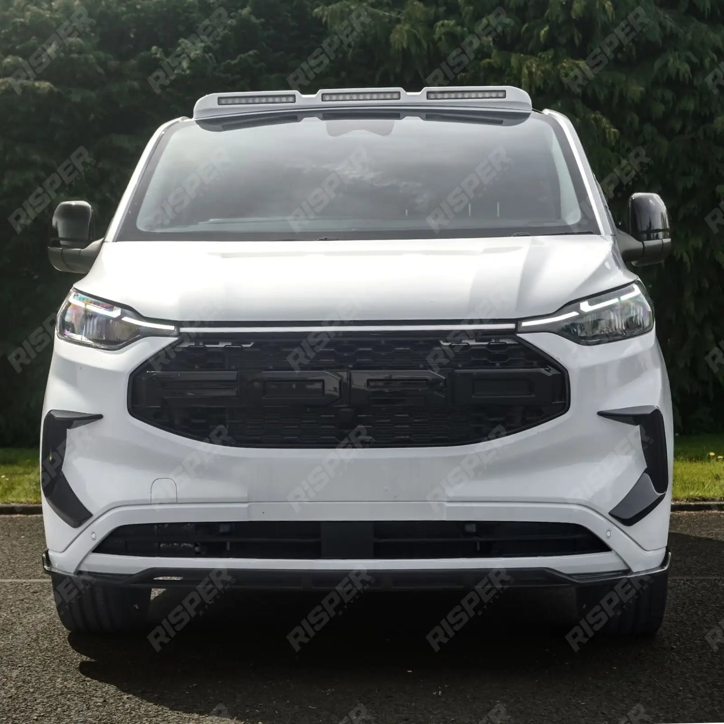 Ford Transit Custom MK2 2024 on Barn Door LWB Full Low Line Aero Kit V1 In Gloss Black