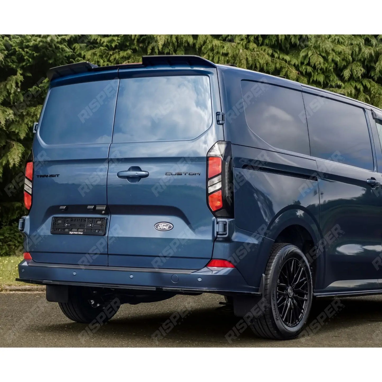 Ford Transit Custom MK2 2024 on Barn Door LWB Full Low Line Aero Kit V1 In Gloss Black