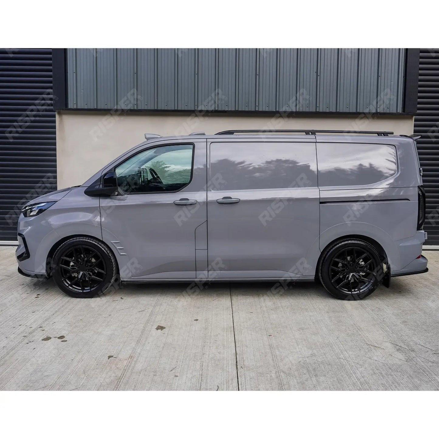 Ford Transit Custom MK2 2024 on TAILGATE LWB Full Low Line Aero Kit In Gloss Black