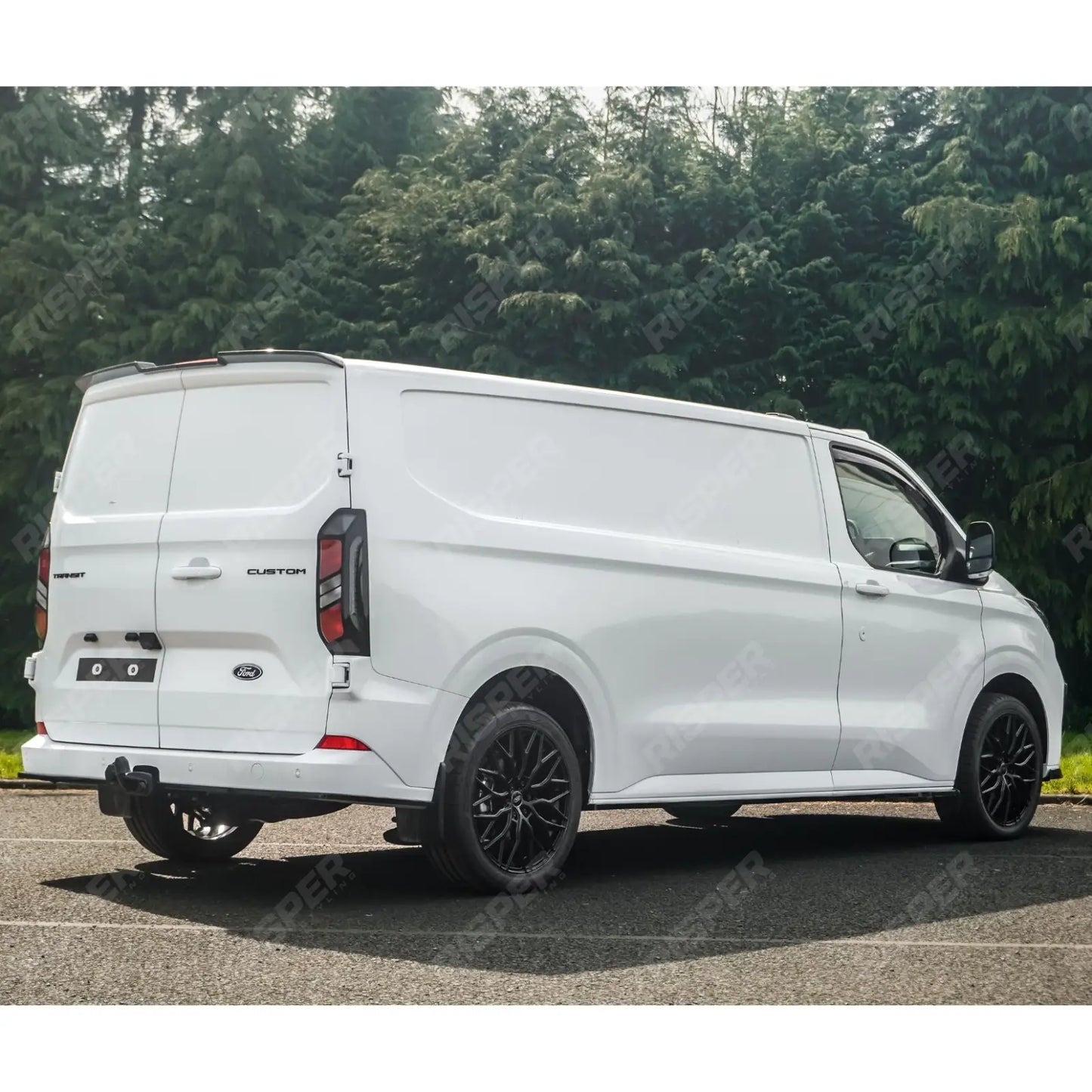Ford Transit Custom MK2 2024 on Barn Door LWB Full Low Line Aero Kit V2 In Gloss Black