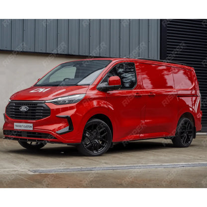 Ford Transit Custom MK2 2024 on Barn Door LWB Full Low Line Aero Kit V2 In Gloss Black