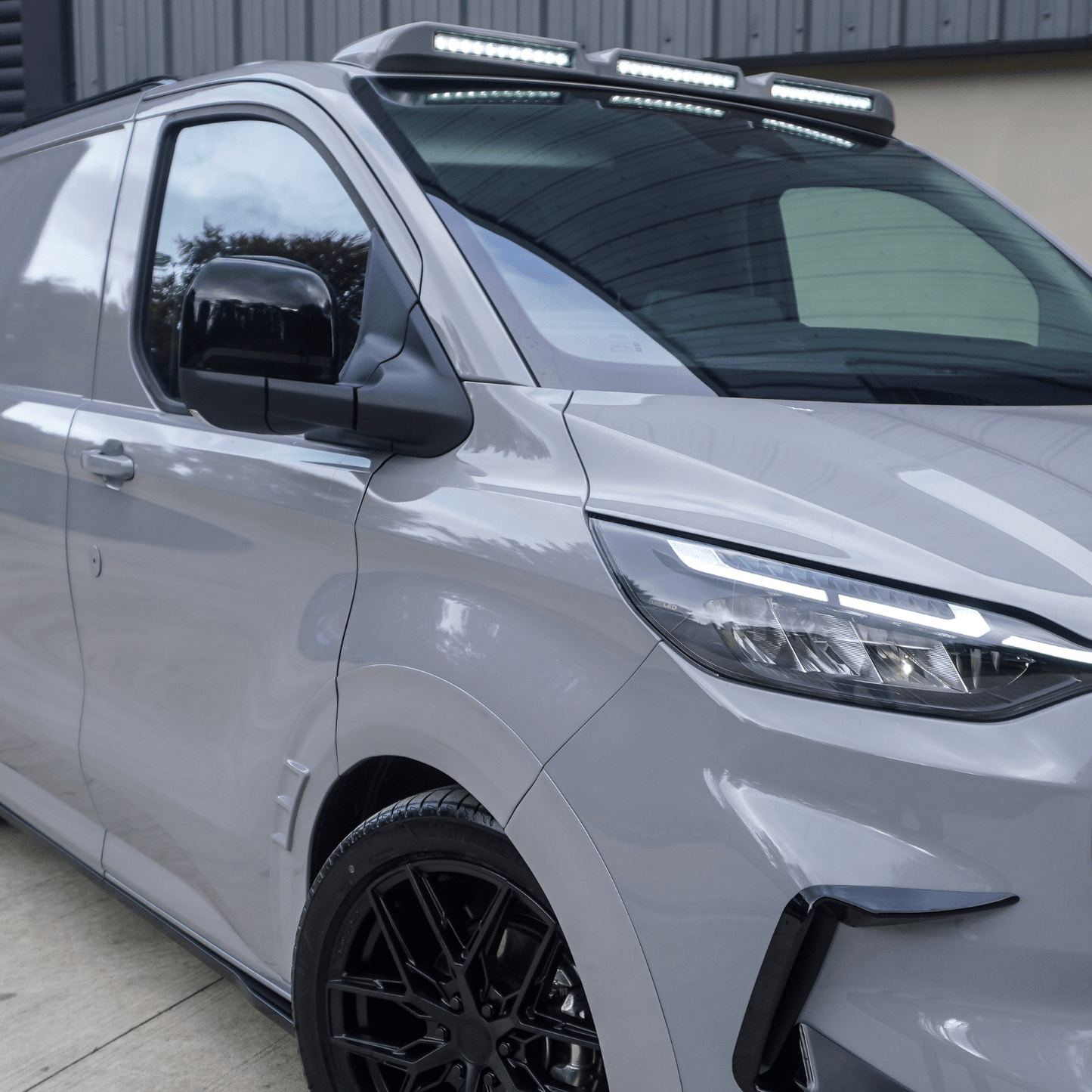 Ford Transit Custom MK2 2024 on Mirror Cap Replacement In Gloss Black - TMC Motorsport