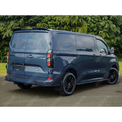 Ford Transit Custom MK2 2024 On Rear Bumper Splitter In Gloss Black 3 Piece