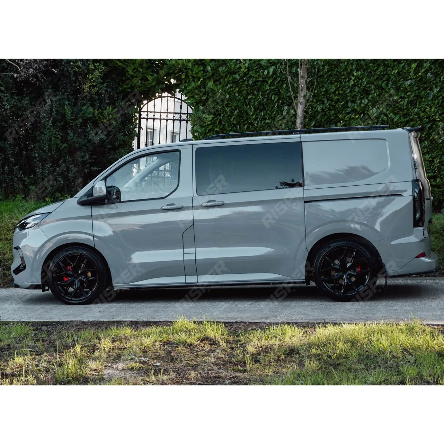 Ford Transit Custom MK2 2024 on TAILGATE SWB Full Low Line Aero Kit In Gloss Black