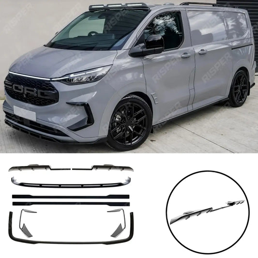 Ford Transit Custom MK2 2024 on Barn Door SWB Full Low Line Aero Kit V1 In Gloss Black