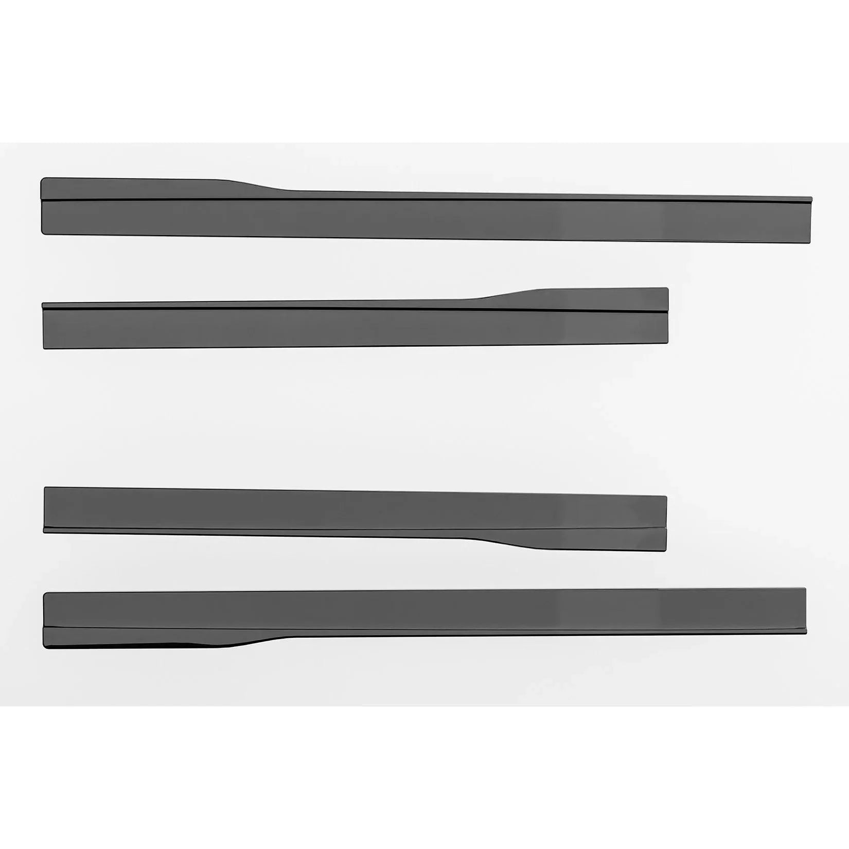 Ford Transit Custom MK2 2024 on SWB Side Skirt Splitters V2 In Gloss Black - TMC Motorsport