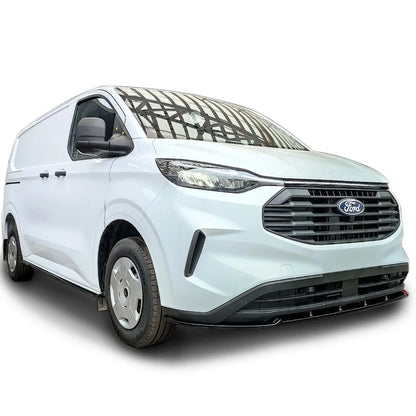 Ford Transit Custom MK2 2024 on Trend & Limited Front Splitter In Gloss Black - TMC Motorsport