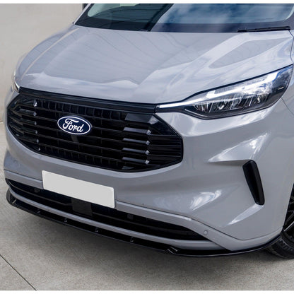 Ford Transit Custom MK2 2024 on Trend & Limited Front Splitter In Gloss Black - TMC Motorsport