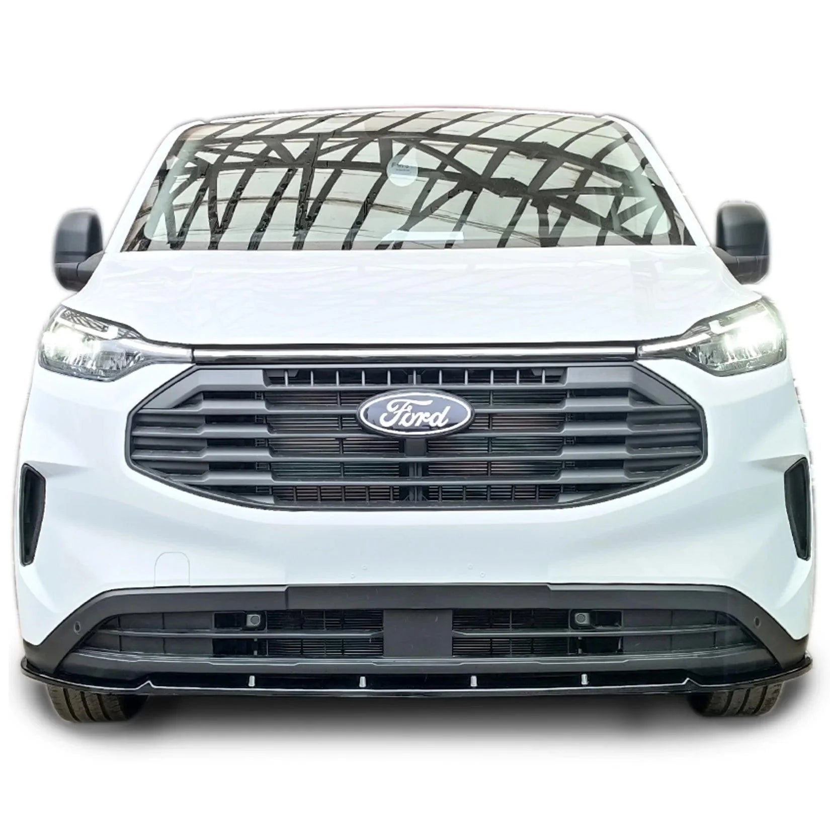 Ford Transit Custom MK2 2024 on Trend & Limited Front Splitter In Gloss Black - TMC Motorsport