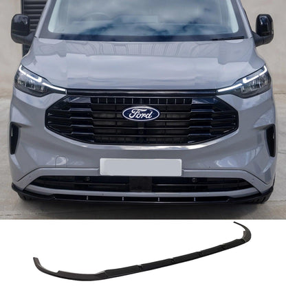 Ford Transit Custom MK2 2024 on Trend & Limited Front Splitter In Gloss Black - TMC Motorsport