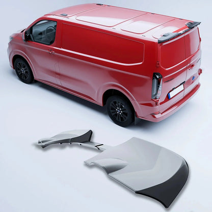 Ford Transit Custom MK2 2024 On V1 Rear Spoiler For Barn Door In Gloss Black - TMC Motorsport