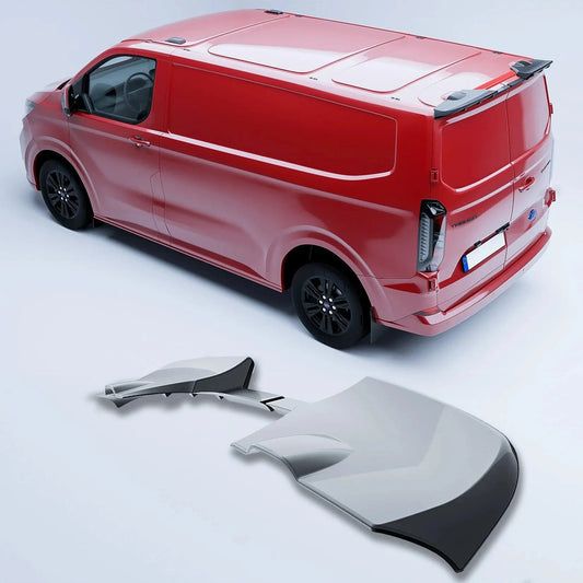 Ford Transit Custom MK2 2024 On V1 Rear Spoiler For Barn Door In Gloss Black - TMC Motorsport