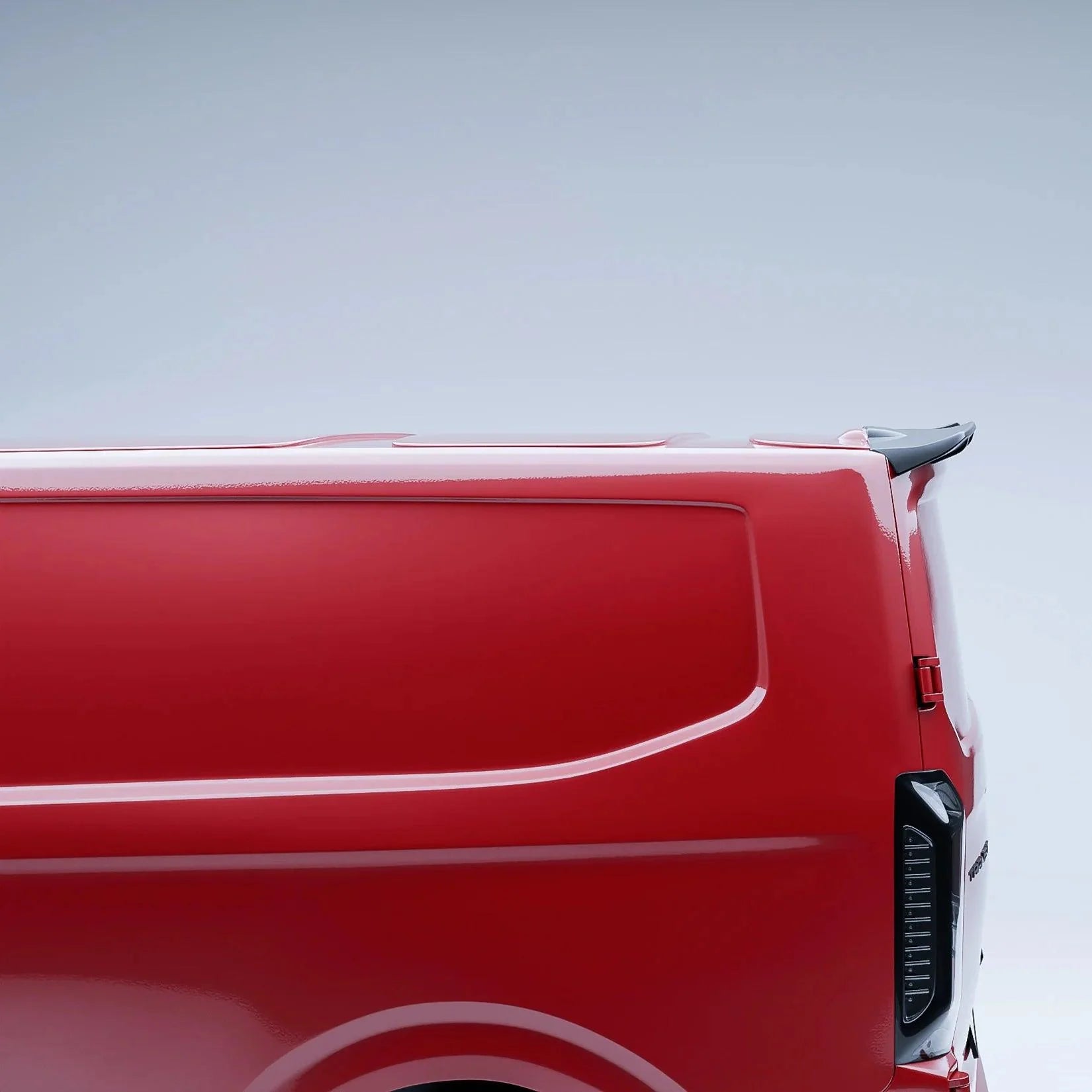 Ford Transit Custom MK2 2024 On V1 Rear Spoiler For Barn Door In Gloss Black - TMC Motorsport