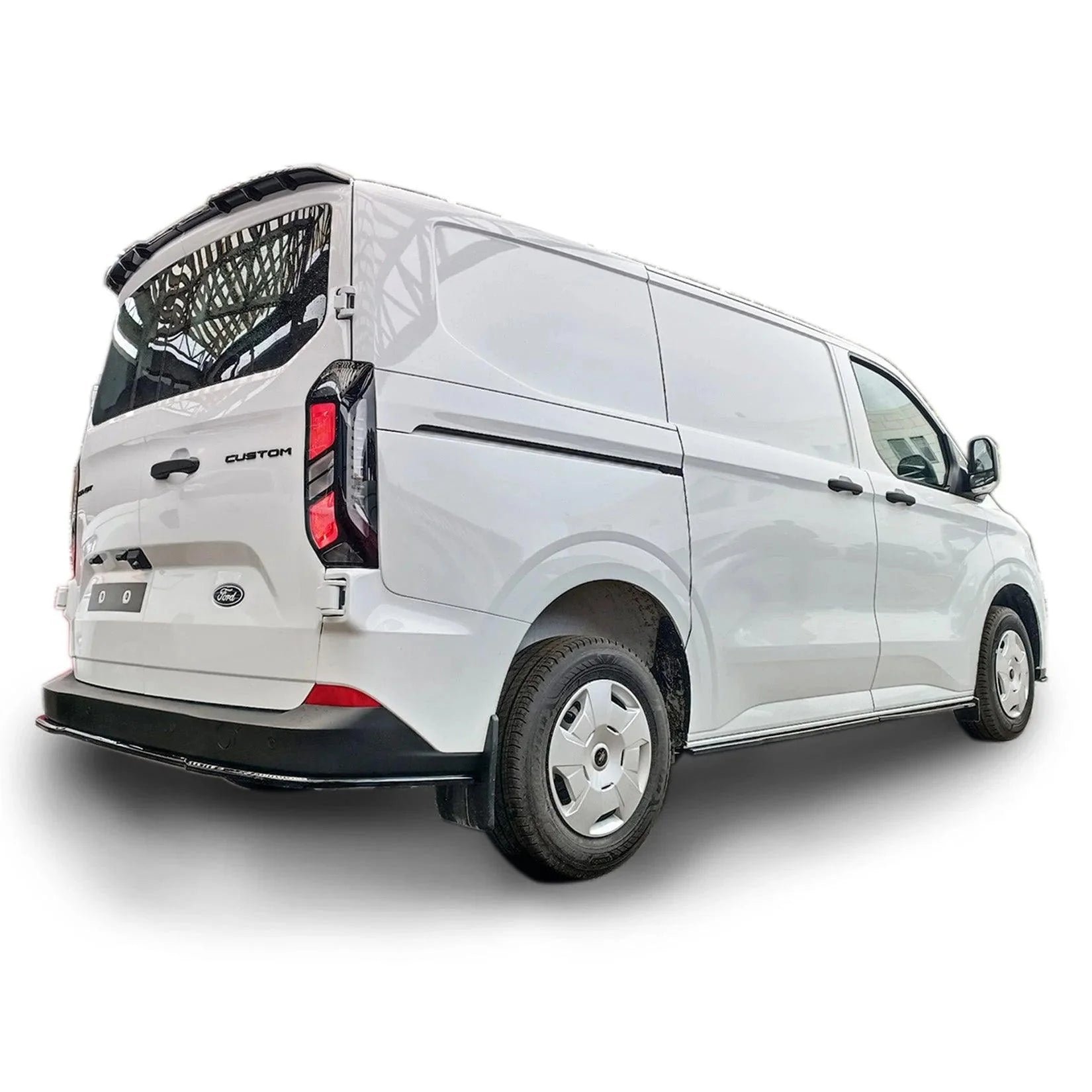 Ford Transit Custom MK2 2024 onTrend & Limited SWB Side Skirt Splitters In Gloss Black - TMC Motorsport