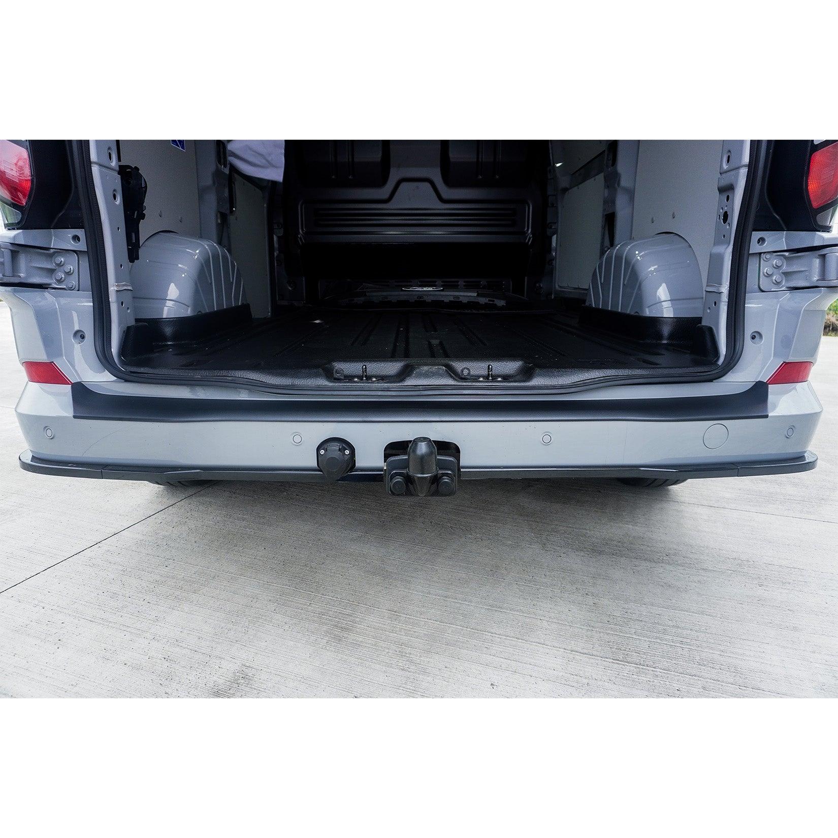Ford Transit Custom MK2 2024+ Rear Bumper Protector Black Matte Texture Barn Door - TMC Motorsport