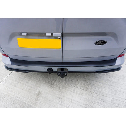 Ford Transit Custom MK2 2024+ Rear Bumper Protector Black Matte Texture Barn Door - TMC Motorsport