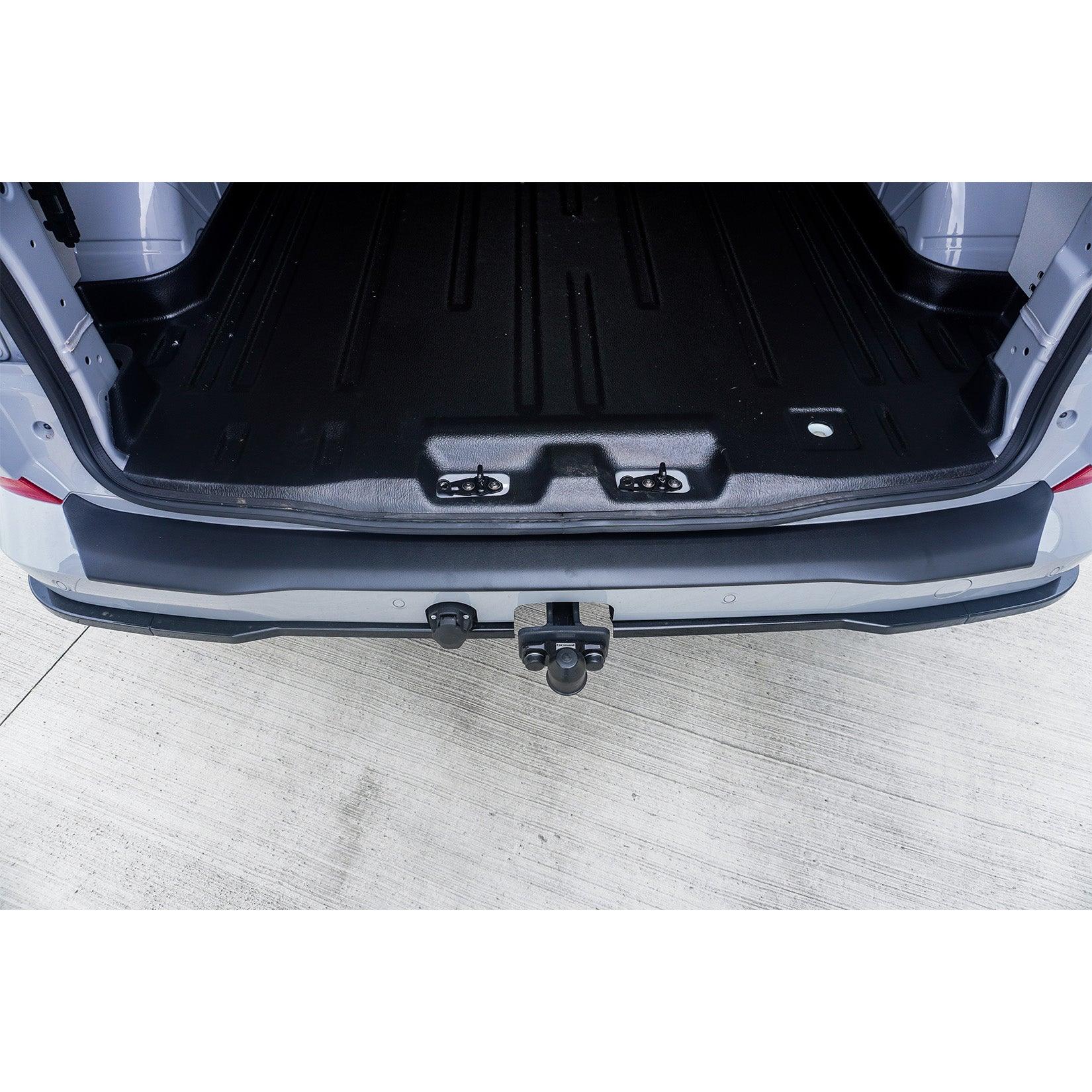 Ford Transit Custom MK2 2024+ Rear Bumper Protector Black Matte Texture Barn Door - TMC Motorsport