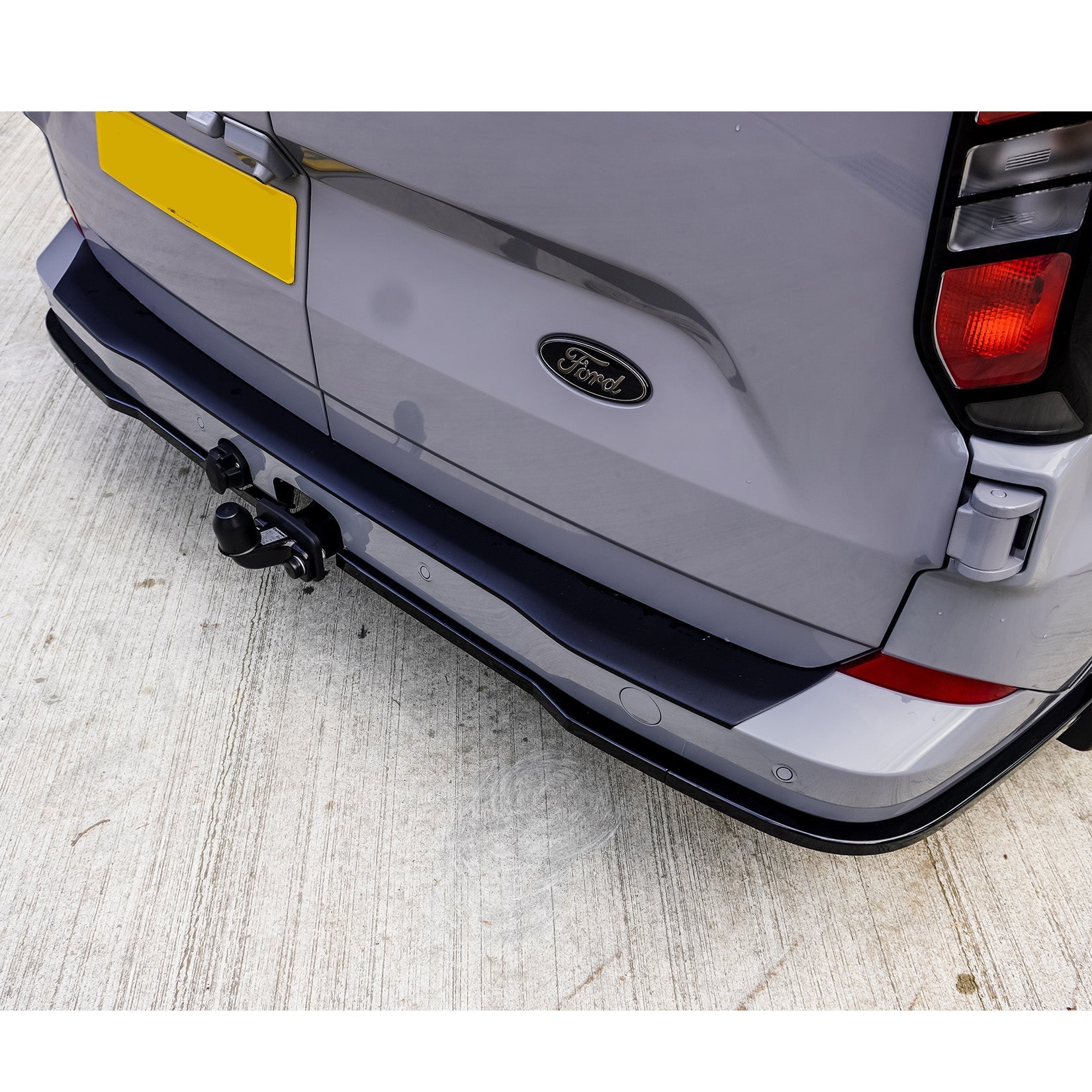 Ford Transit Custom MK2 2024+ Rear Bumper Protector Black Matte Texture Barn Door - TMC Motorsport