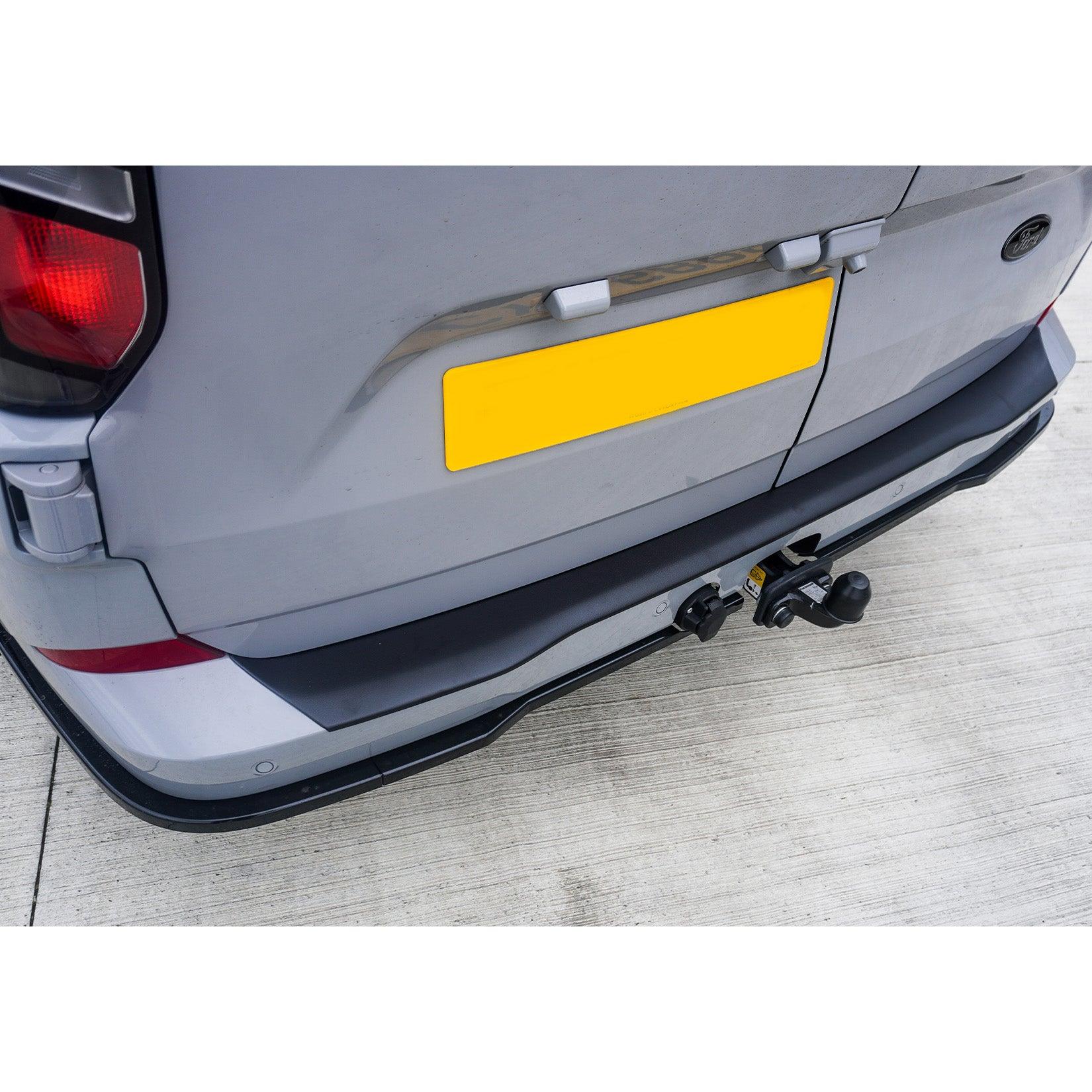 Ford Transit Custom MK2 2024+ Rear Bumper Protector Black Matte Texture Barn Door - TMC Motorsport