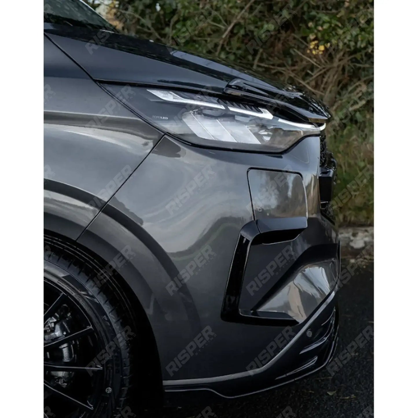 Ford Transit Custom MK2 2024 on PHEV TAILGATE SWB  Full Low Line Aero Kit In Gloss Black