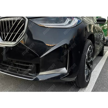 M-Sport Front Bumper Canards In Gloss Black For BMW X3 G45 2025+