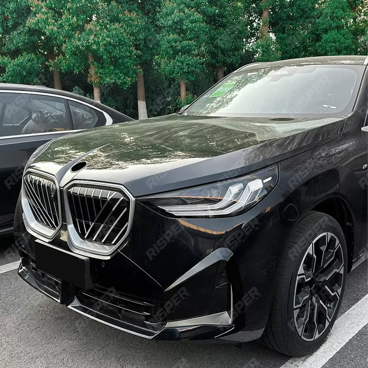 M-Sport Front Bumper Canards In Gloss Black For BMW X3 G45 2025+