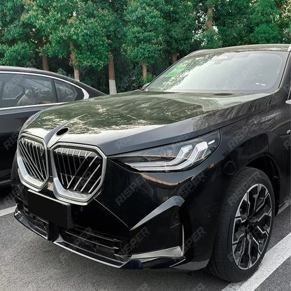 M-Sport Front Bumper Canards In Gloss Black For BMW X3 G45 2025+