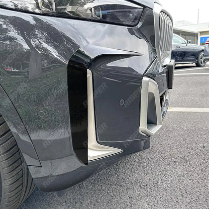 Front Bumper Canards In Gloss Black For BMW X5 G05 (LCI) Non M Sport 2023+