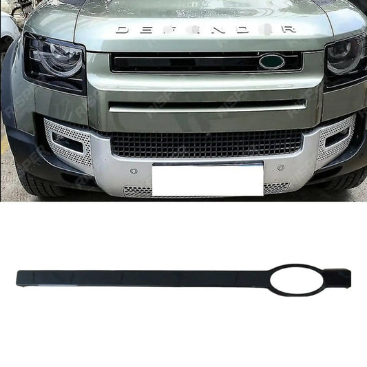 Front Bumper Grille in Gloss Black For Land Rover Defender L663 90/110/130 2020 On