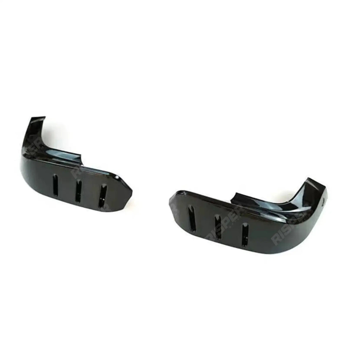 Front Bumper Lower Wide Body Canards in Gloss Black For Land Rover Defender L663 90/110/130 2020 On
