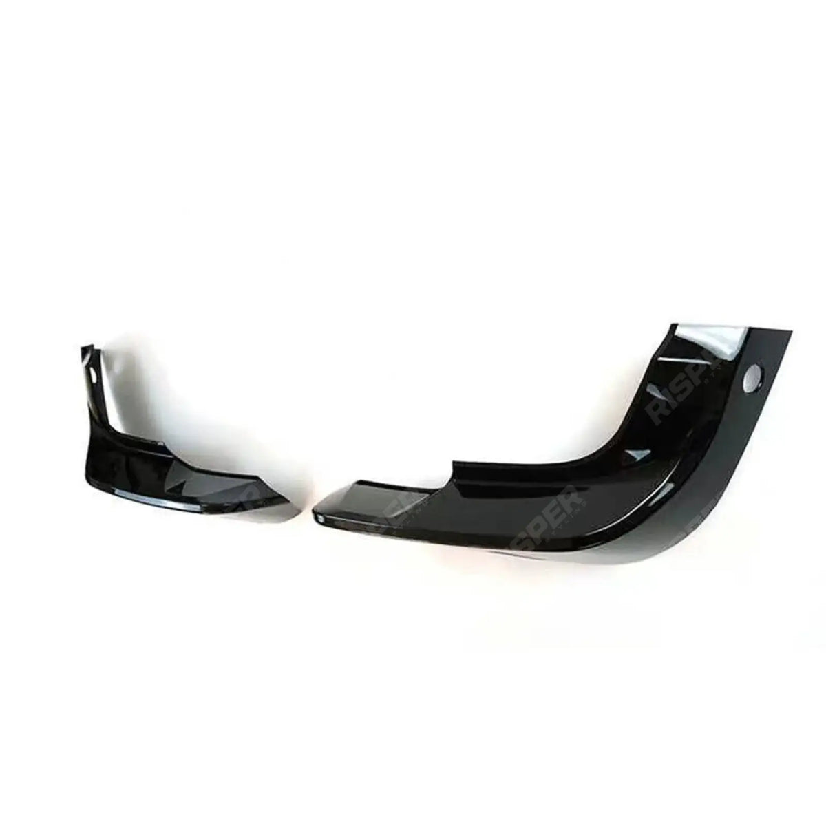 Front Bumper Lower Wide Body Canards in Gloss Black For Land Rover Defender L663 90/110/130 2020 On
