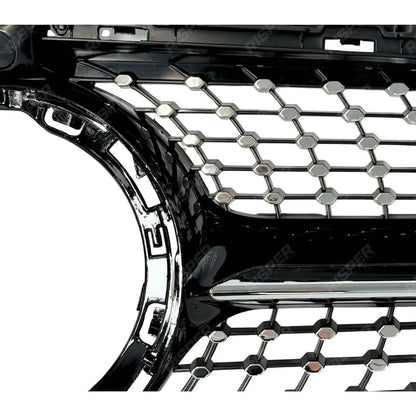 Front Grille Diamond Style (Camera Compatible) For Mercedes C205 W205 2019-2021