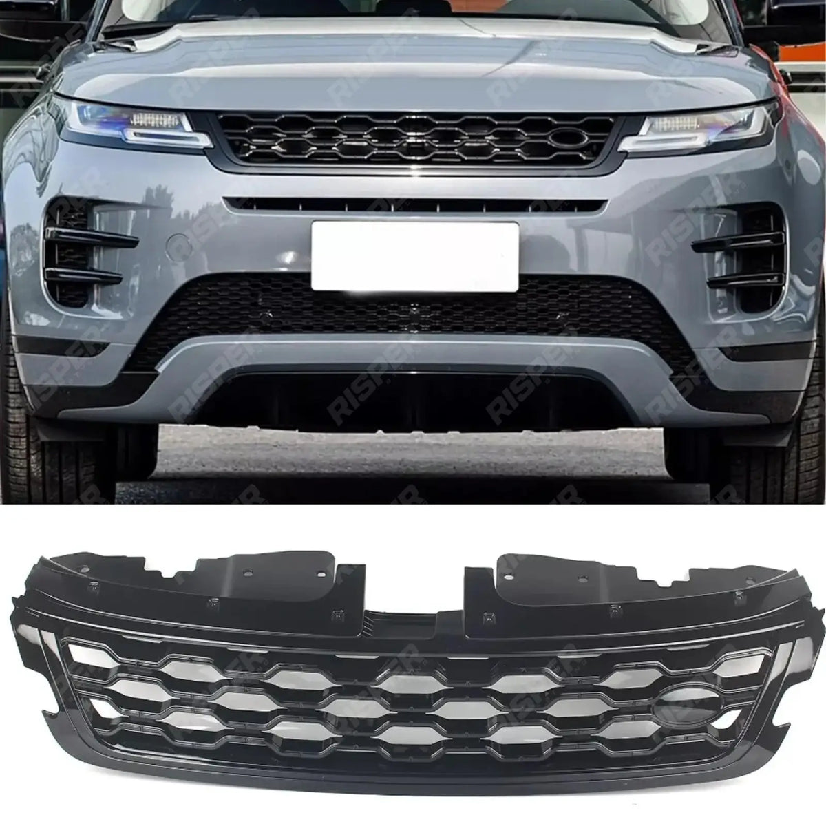 Front Grille Gloss Black For Range Rover Evoque 2020 On