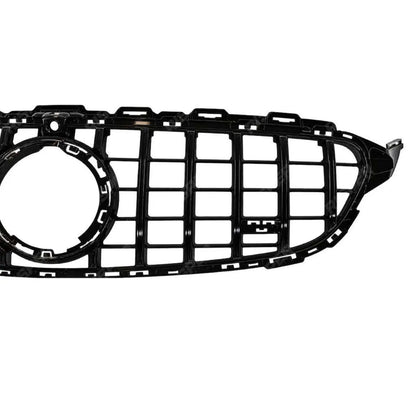 Front Grille GT GRL Look In Gloss Black (Camera Compatible) For Mercedes C205 W205 2019-2021