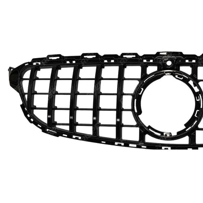 Front Grille GT GRL Look In Gloss Black (Camera Compatible) For Mercedes C205 W205 2019-2021