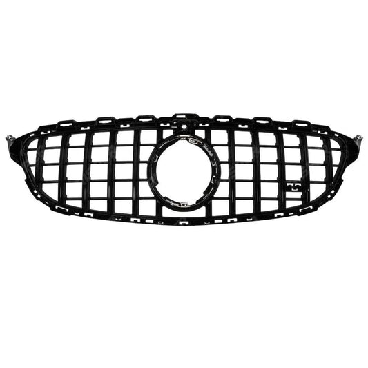 Front Grille GT GRL Look In Gloss Black (Camera Compatible) For Mercedes C205 W205 2019-2021