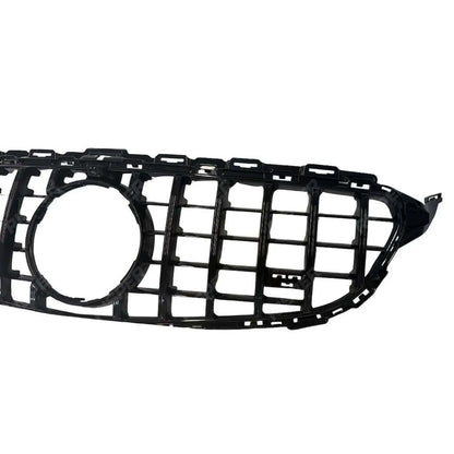 Front Grille GT GRL Look (Without Camera) In Gloss Black For Mercedes C205 W205 2015-2018