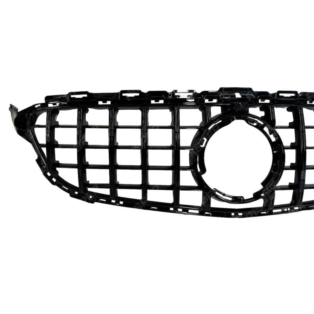Front Grille GT GRL Look (Without Camera) In Gloss Black For Mercedes C205 W205 2019-2021