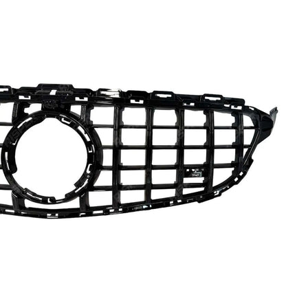 Front Grille GT GRL Look (Without Camera) In Gloss Black For Mercedes C205 W205 2019-2021