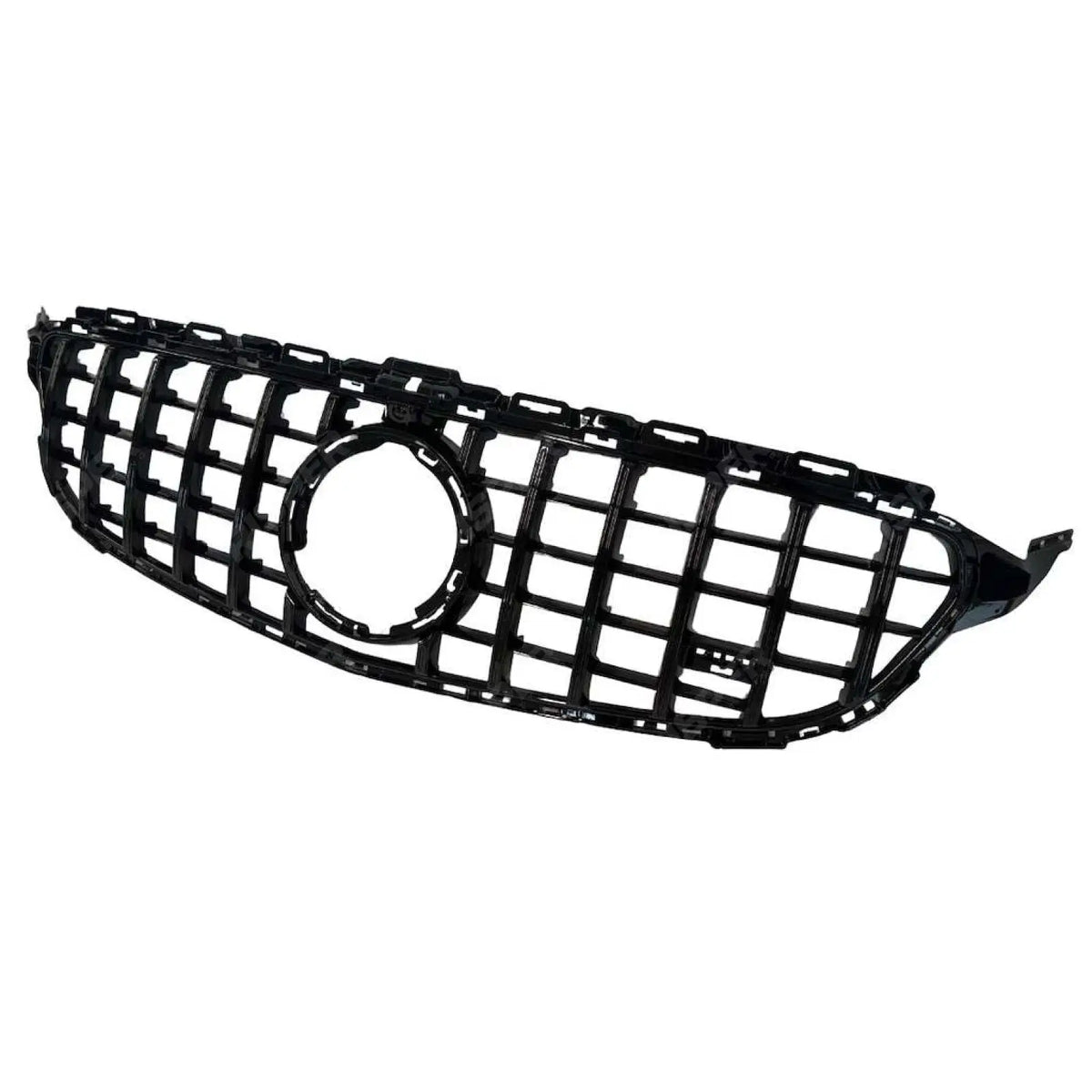 Front Grille GT GRL Look (Without Camera) In Gloss Black For Mercedes C205 W205 2019-2021