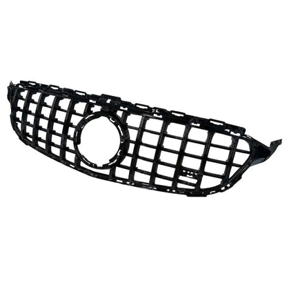 Front Grille GT GRL Look (Without Camera) In Gloss Black For Mercedes C205 W205 2019-2021