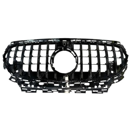 Front Grille In Gloss Black - Panamericana Gt Style (Camera Compatible) For Mercedes E Class W214 2024+