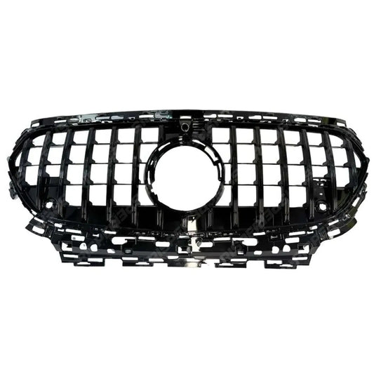 Front Grille In Gloss Black - Panamericana Gt Style (Camera Compatible) For Mercedes E Class W214 2024+