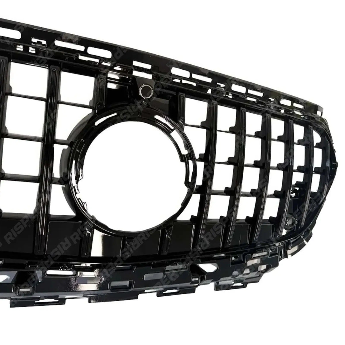 Front Grille In Gloss Black - Panamericana Gt Style (Camera Compatible) For Mercedes E Class W214 2024+