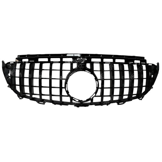 Front Grille In Gloss Black - Panamericana Style For Mercedes E Class W213 2016-2019