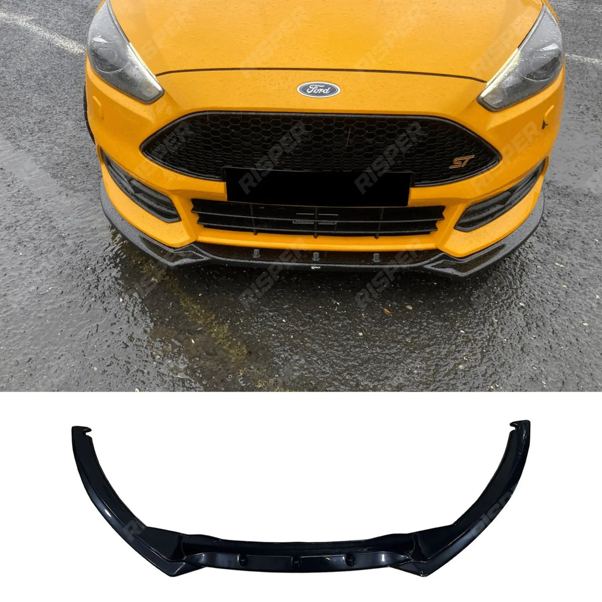 Front Splitter For Ford Focus ST MK3 Facelift 2015-2018