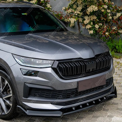 Front Splitter For Skoda Kodiaq Sportline Mk1 Facelift  2021-2023