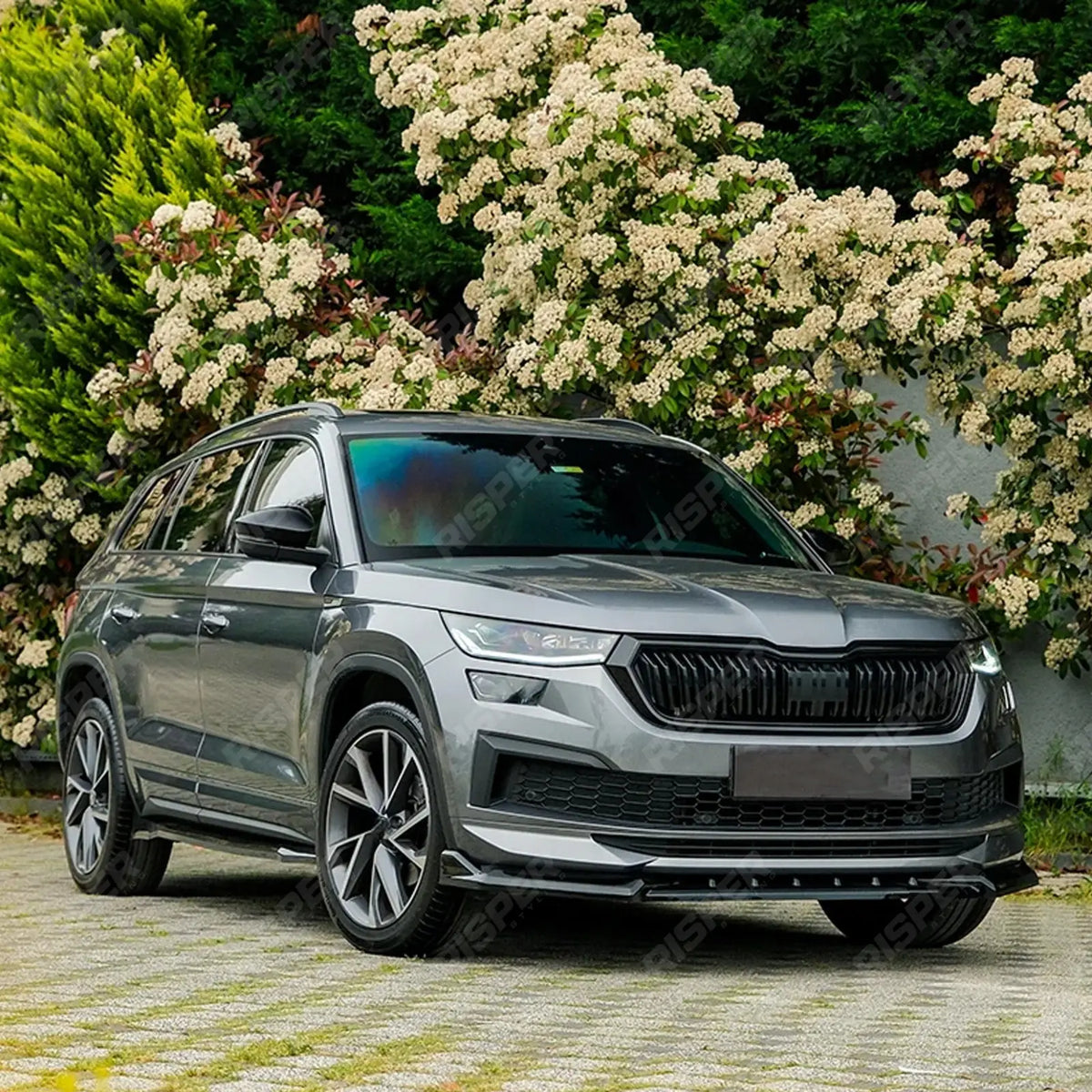 Front Splitter For Skoda Kodiaq Sportline Mk1 Facelift  2021-2023