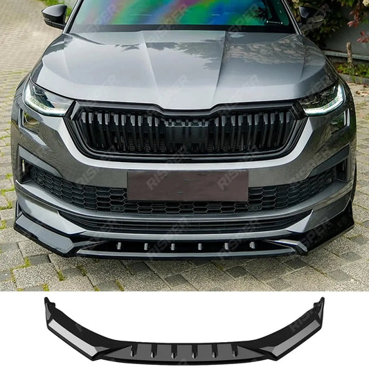 Front Splitter For Skoda Kodiaq Sportline Mk1 Facelift  2021-2023