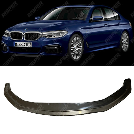 Front Splitter Gloss Black For BMW 5 Series G30 G31 2017-2020 - M Sport Risper